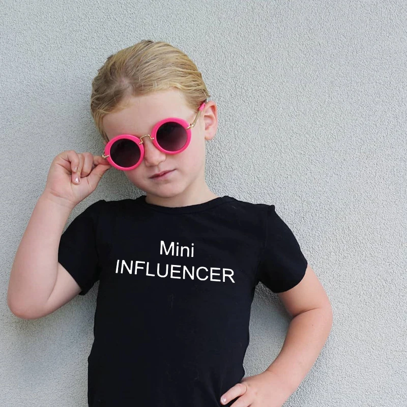 Mini Influencer Battle Battle's Casy Tops & Tees Dievčatá oblečenie detské oblečenie módne tričká pre chlapcov dievčatá
