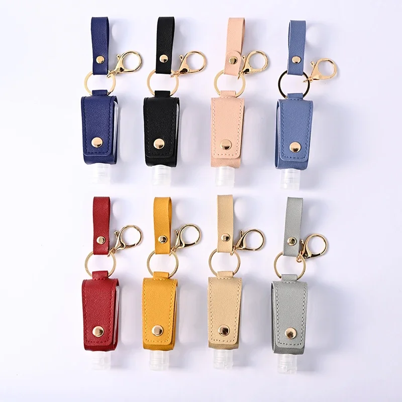 Mini Keychain Liquid mydlo Dispenzer fľaša prázdne ručné dezinfekčné fľaše fľaša Clear Fľaša prenosné prenosné fľaše/poháre na striekanie alkoholu