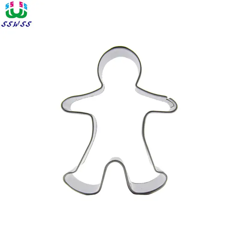 Mini malý muž v tvare koláča Cookie sušienky na pečenie, plesne, koláč kreslenej osoby zdobenie Fondant Cutters Tools, priamy predaj