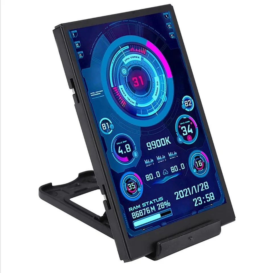Mini Monitor Display Screen Screen USB IPS Full View Computer Accessory pre priemyselné údaje