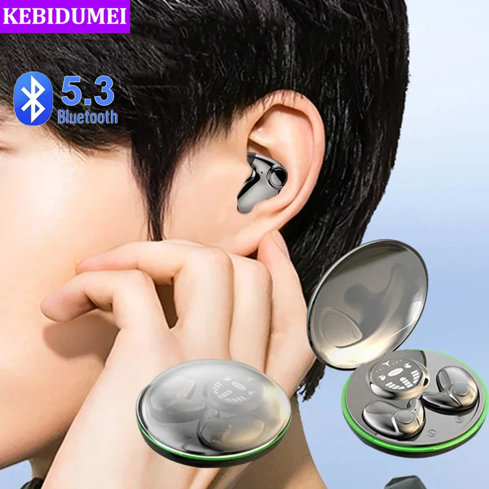 Mini neviditeľné spánkové slúchadlá Tws Drôtia bezdrôtových slúchadiel Bluetooth 5.3 Headsets Skryté slúchadlá IPX5 nepremokavé pre huawei iPhone