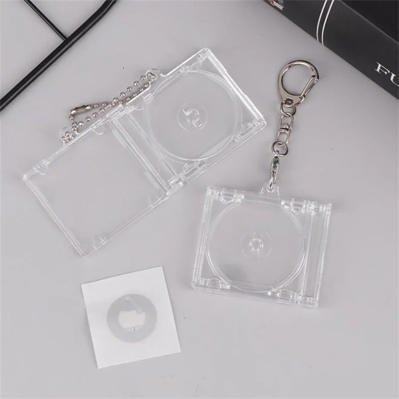 Mini NFC Funkčný disk CD Disc Case Case Reťaz periférny pamätný držiak kľúča pre DIY batoh