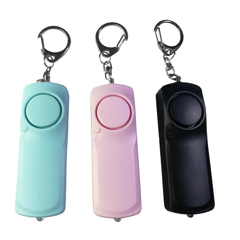 Mini osobná sebaobrana Alarm pohotovostná bezpečnosť Alarm 130 dB alarm zvuku bezpečnosť Keychain Self obrana Kľúčenka Kľúčenka Hromadná
