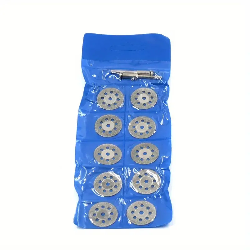 Mini ostré s otvorom Diamond Diamond Cut Off Rotary Tool Cutting Diss Disks DIY Nástroje Príslušenstvo pre Dremel 2ks prút