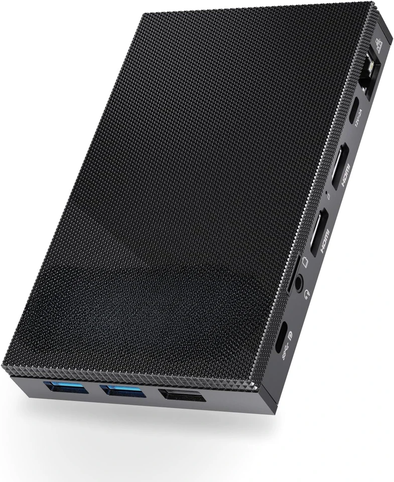 Mini PC Tichšie 4C-12. Gen N100, PC bez fanúšikov, 16 GB RAM, 512 GB ROM, Win 11 Pro, 2,4/5G Wi-Fi, Full-Functional USB-C-C-C