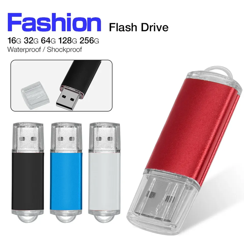 Mini Pen Drive USB Flash Drive 4 GB 8 GB 16 GB 32 GB 64 GB 128 GB Pendrive Metal USB 2.0 Flash Drive Pamäťová karta USB Stick