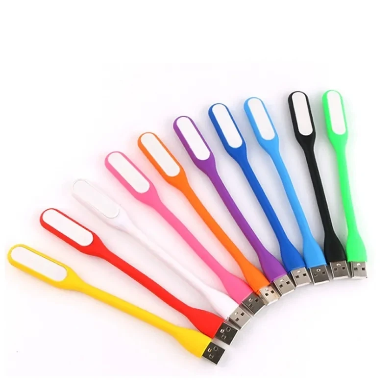 Mini prenosná USB kniha Light Reading Light Light Lamp Cestovná stolová lampa PC počítačový notebook Flexibilné nočné svetelné stolové žiarovky