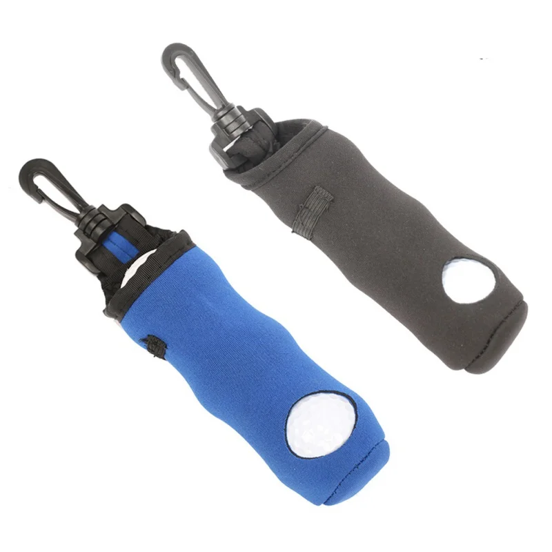 Mini prenosné muži Ženy Golf Ball Bag Tee držiteľ pásový golfový loptičku s malým pásom balenie