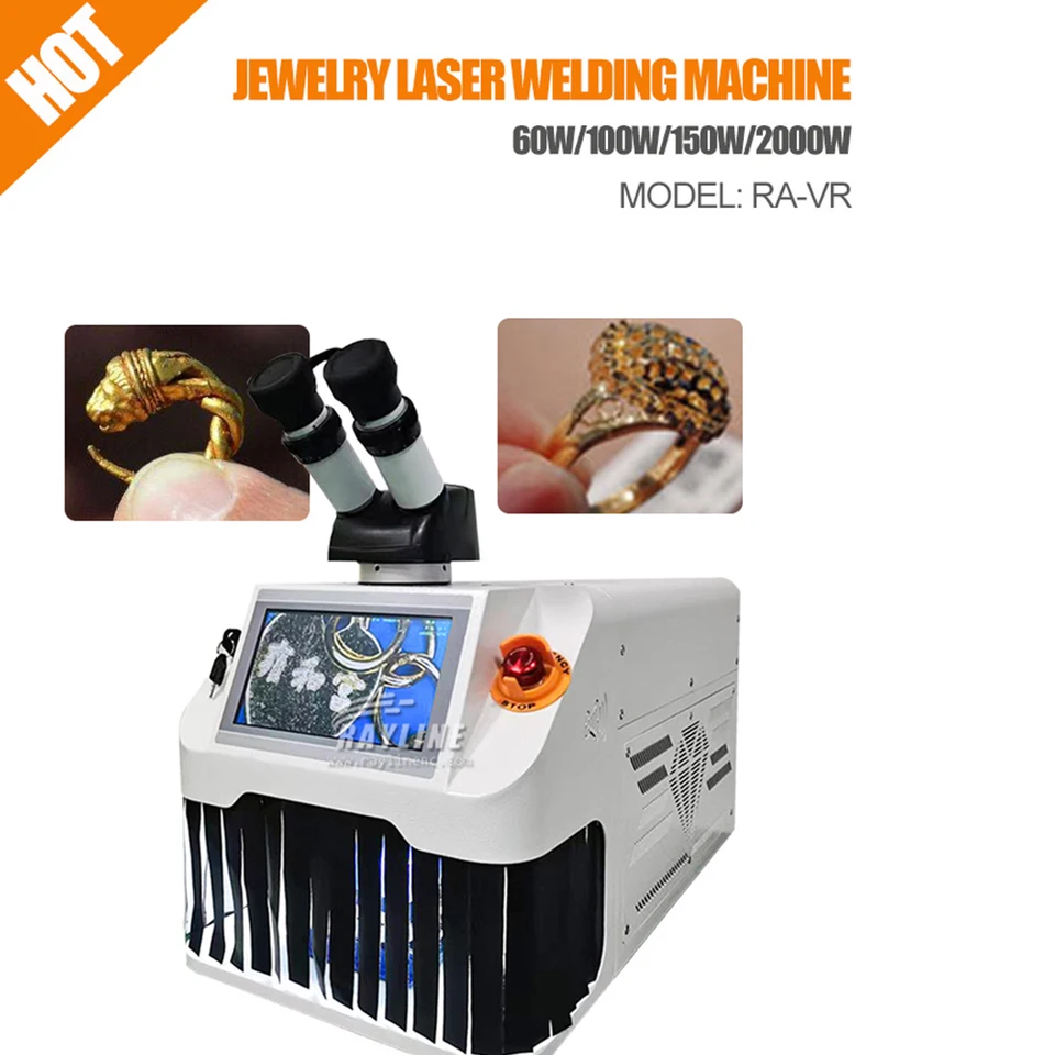 Mini prenosné šperky laserové zváracie zariadenie laser na spájkovanie šperkov YAG SPOT 100W 150W 200 W CCD zlatý striebro Ring Hodinky