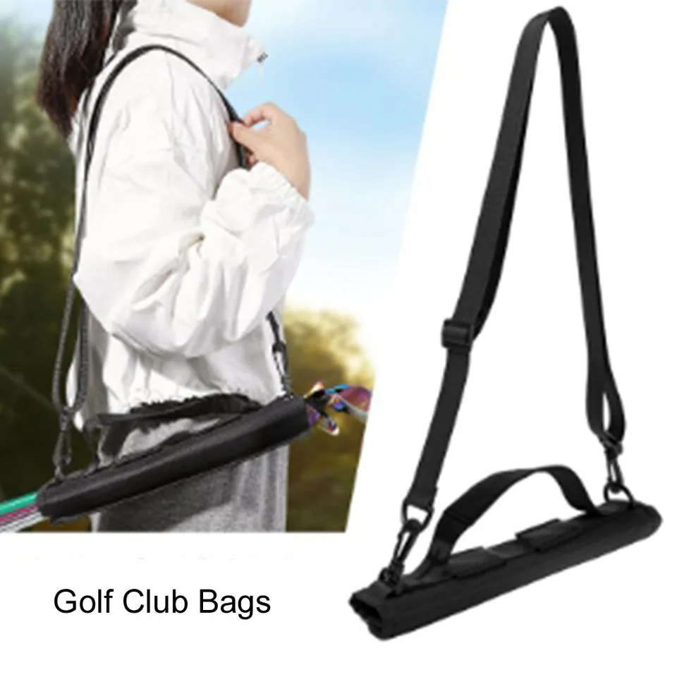 Mini prenosný nylonový golfový klub taška Simple Golf Gun Taš