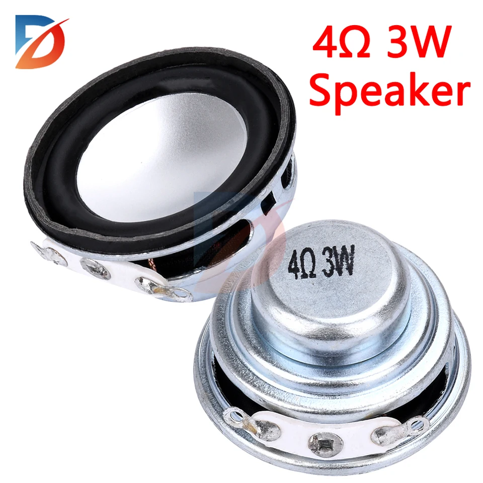Mini prenosný reproduktor reproduktora 32 mm 4 ohm 3W Interný magnetický subwoofer zvukový reproduktor Stereo Reproduktor domáceho divadla