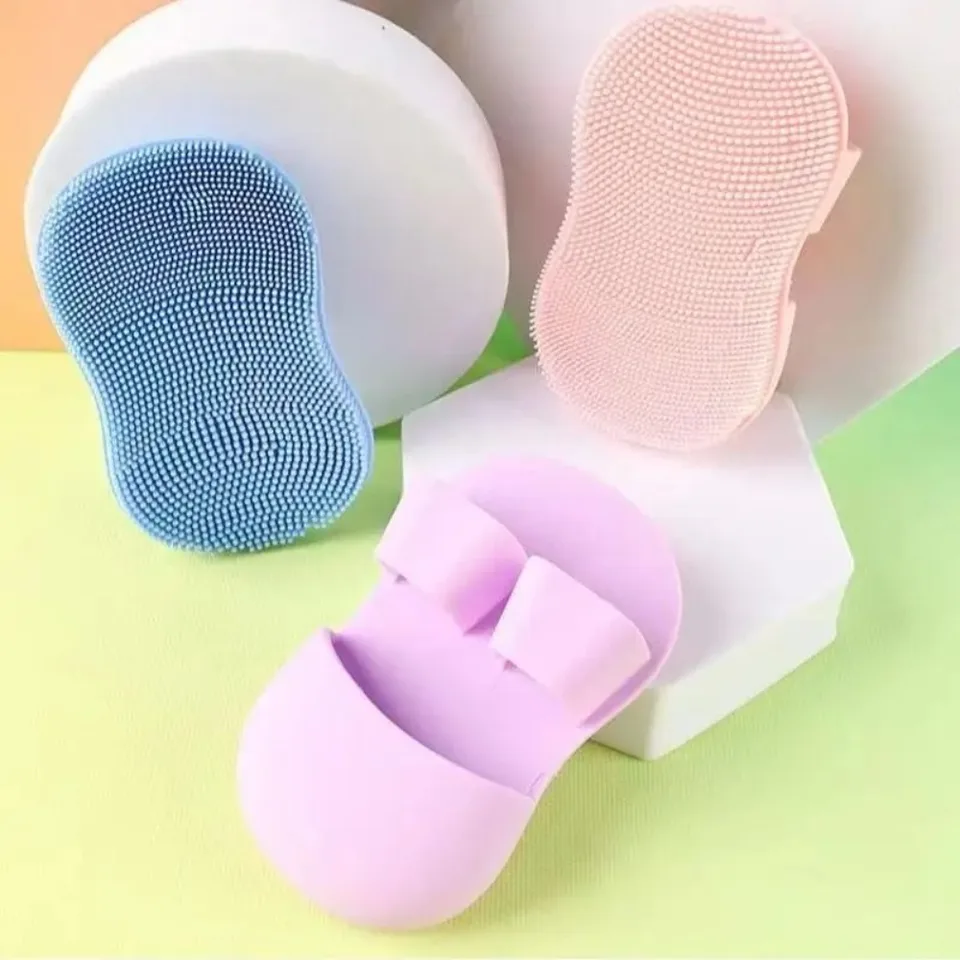 Mini prstová tvár umýva kefka mäkké vlasy silikónové kefka Masáž nosa Čisté póry Odstráňte make -up umývanie tváre čistiacou kefou