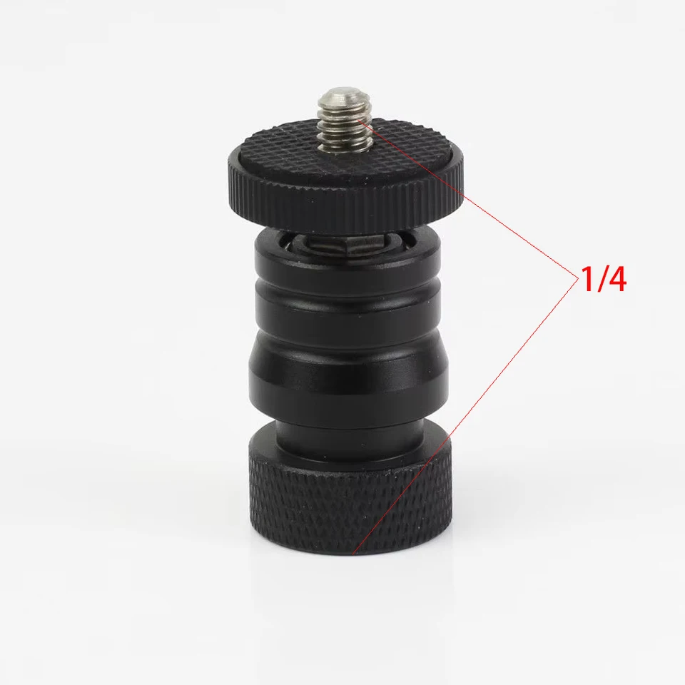 Mini rýchle uvoľňovanie mikrofónového výložníka MOOM FR PRO SENNHEISER Pole Recorder Recorder ， 1/4 mužov až 1/4 ženského adaptéra