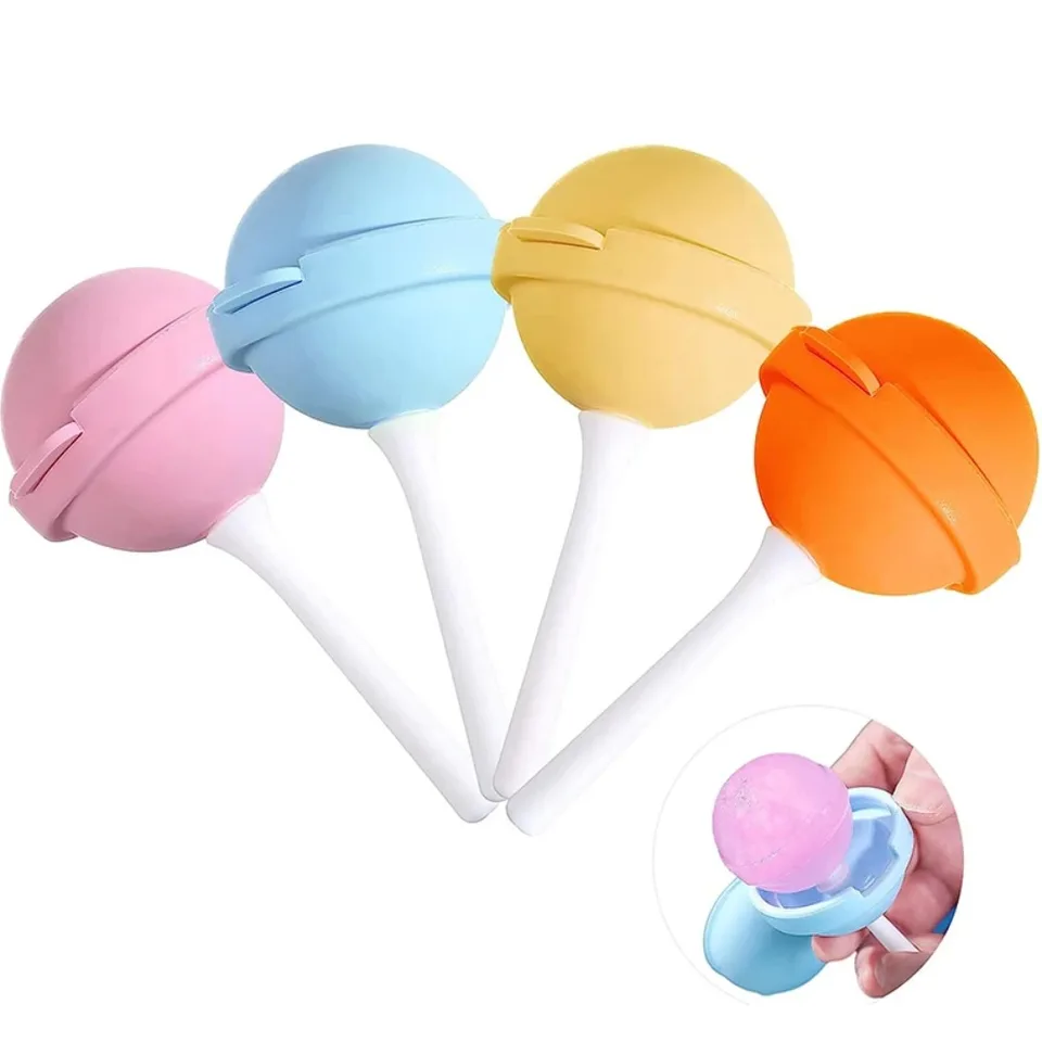 Mini silikónová pleska plesní DIY ľadová pleseň Lollipop Ice Cream Maker Pleseň