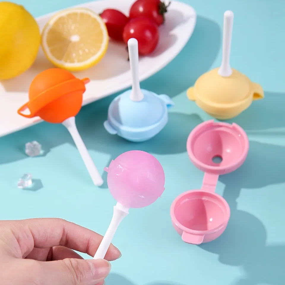Mini silikónová plesňa pleseň DIY ľadová forma Lollipop Ice Cream Maker Maker pleseň detské detské výrobcov