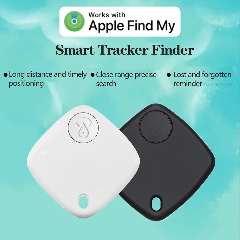 Mini sledovacie zariadenie pre Apple Nájdite môj kľúčový inteligentný štítok Detský nález Pet Pet Car GPS Lost Tracker Smart Bluetooth Tracker iOS System