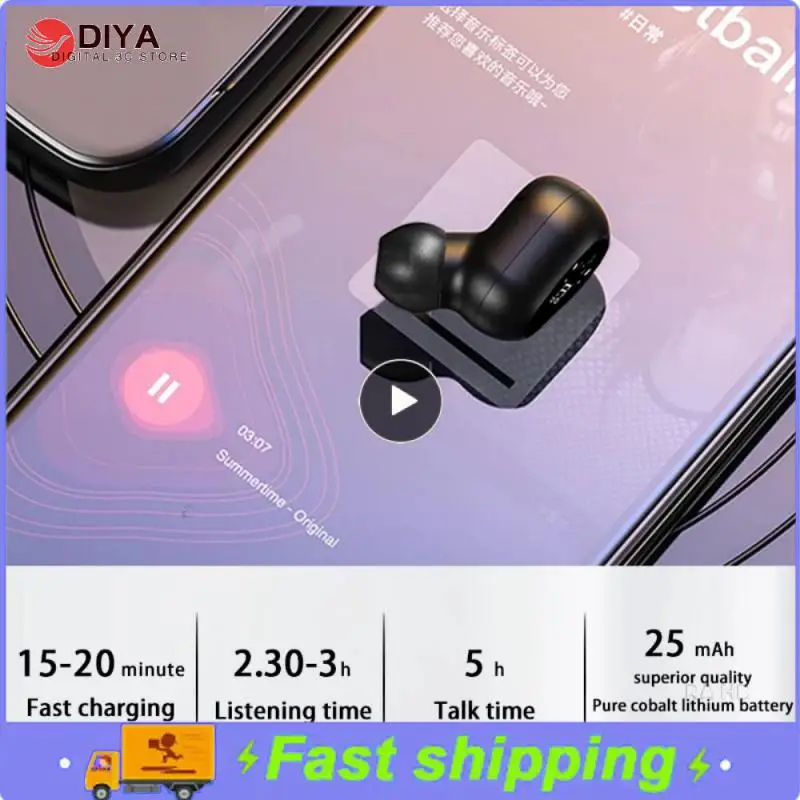 Mini slúchadlá stereofónne uši bezdrôtové headset neviditeľné Aurikulares uši