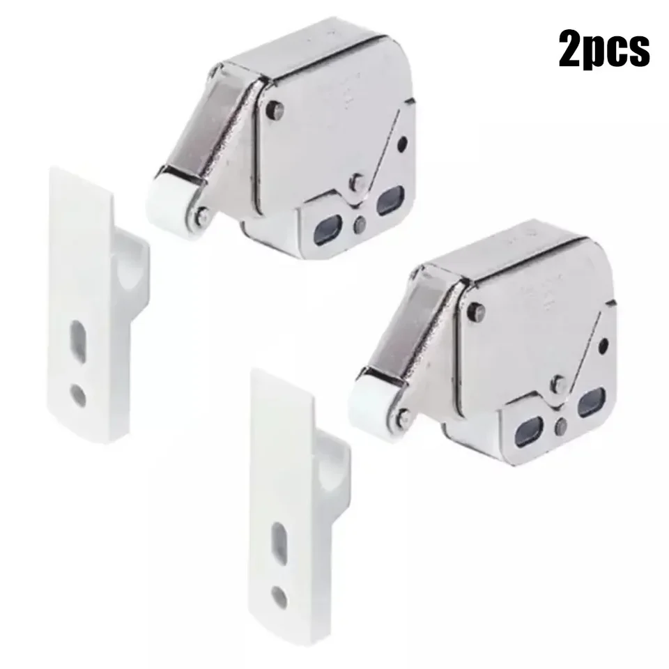 Mini Touch Latch Automatický pružinový úlovok na push na otvorenú skrinku skrinky skrinky na dvere Hook Lock Lock Elephant Trunk Lock Hardware