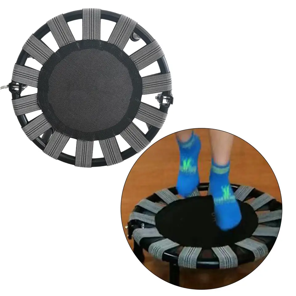 Mini trampolína skladacia trampolína s gumovými nohami vankúšiky okrúhle trampolína skákacie posteľ pre narodeniny darčekové darčeky fitness