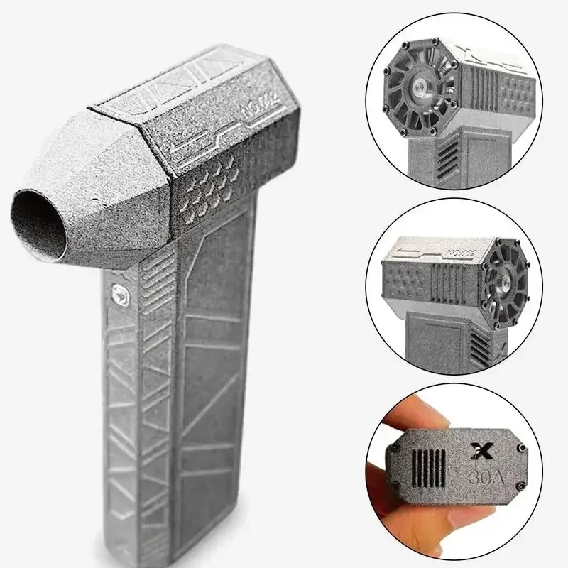 MINI TURBO JET ventilátor Turbo Násilný ventilátor 110 000 ot./min. Výkonný dúchadlo s vysokorýchlostným kanálom 13 ventilátorov pre maximálnu účinnosť