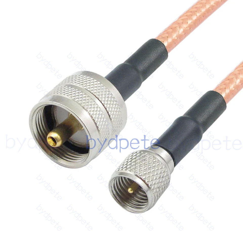 MINI UHF MESE na UHF Muž PL259 PL-259 Plug RF RG400 M17/128 Koax akékoľvek predĺženie antény Pigtailty 50OHM RF koaxiálny tankerf
