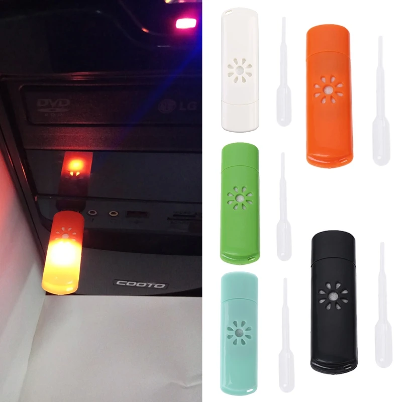 Mini USB Difuser Aróm zvlhčovač éterický olej pre čerstvý dom
