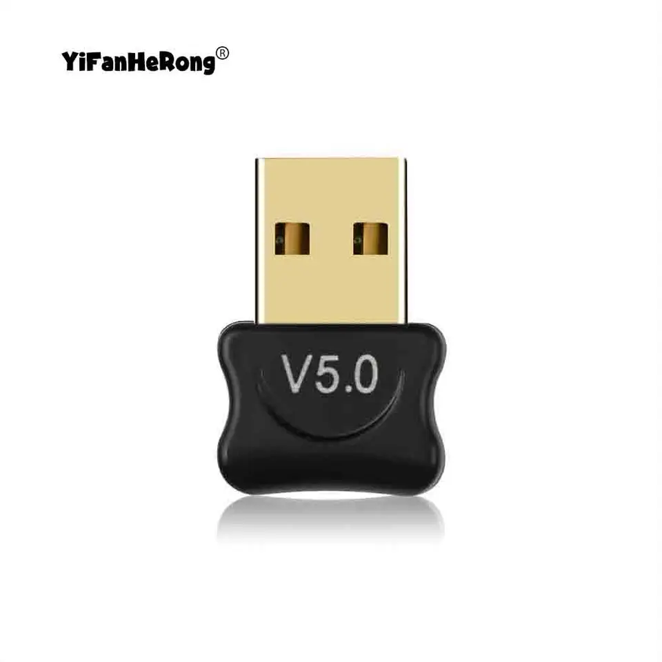 Mini USB Dongle Adapter Bluetooth kompatibilný 5.0 Hudobný zvukový prijímač bezdrôtový vysielač pre počítačové počítače prenosný počítač