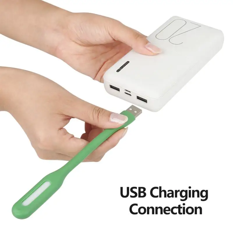 MINI USB LED svetlo prenosné kniha Čítanie LED LED NOC NIGHT LIVE LIGHT Flexibilné zložiteľné osvetlenie ochrany očí pre počítač Power Bank