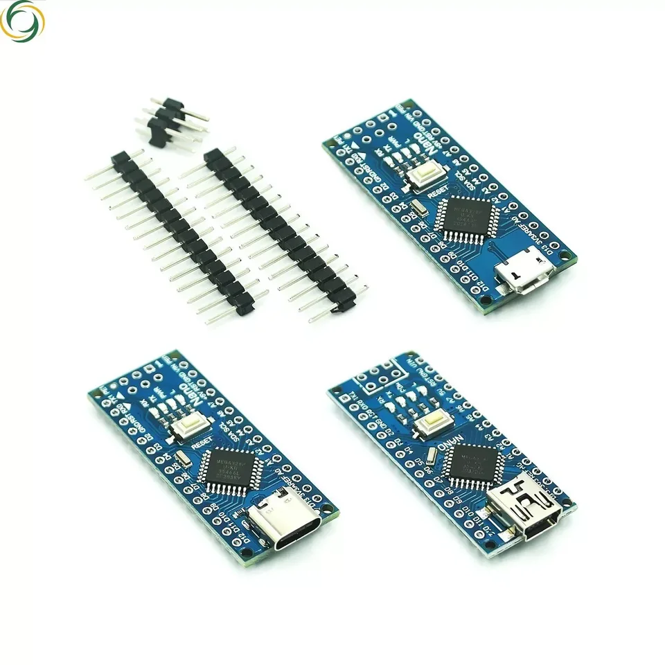 Mini USB pre Nano V3.0 Atmega328p CH340G FT232RL 5V 16M Micro-Controller Board Vývojová doska PCB pre Arduino