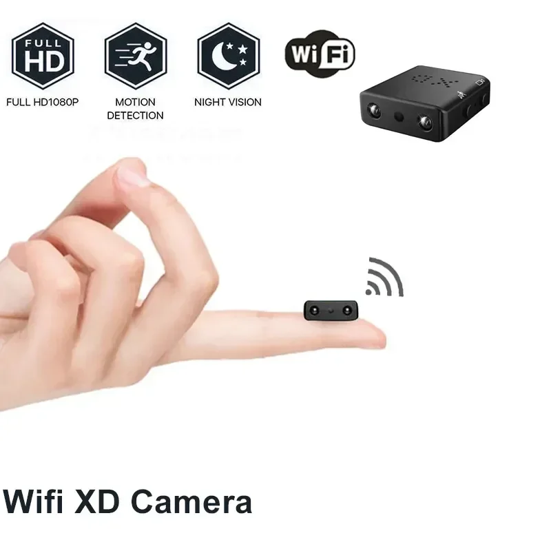 MINI WIFI Fotoaparát plná HD 1080p Domáca bezpečnosť kamkordér nočné videnie Micro Secret Cam Detection Detection Video hlasový rekordér DVR