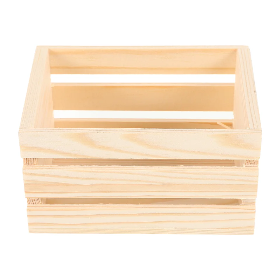 Miniatúrna prepravka pre bábiky Miniatúrna prepravka Model Mini Storage Baskets hračky mikro krajina pre bábiku rozprávková záhrada Ornament