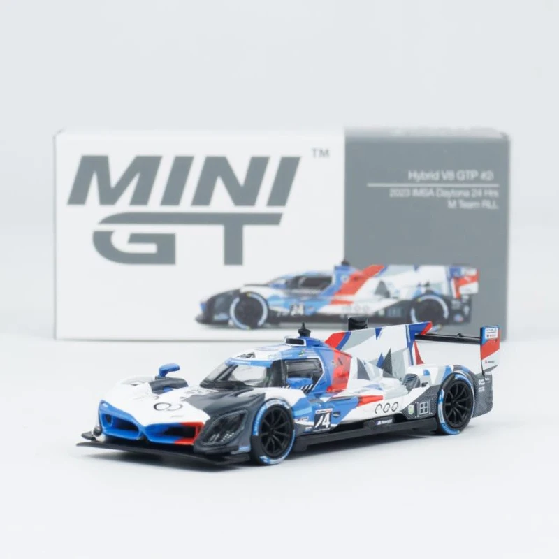 Minigt 1:64 Hybrid V8 GTP #24 M zliatiny Model automobilu 670
