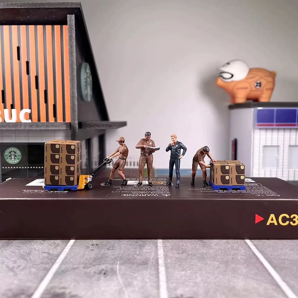 Minigt 1:64 UPS Zamestnanci Živita akcie Obrázok #AC30