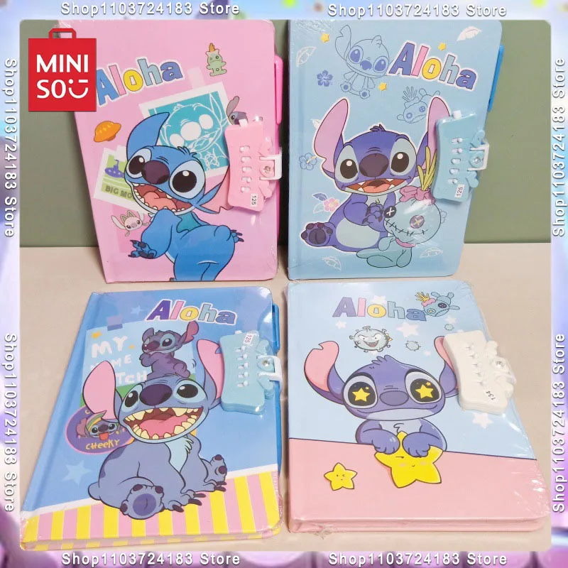 MINISO 2024 NOVÝ DISNEY STITCH HESKLOCK ZÁMORNÉ PRÍRUČKY SANRIO KUROMI KAPIBARA POZNÁMKA