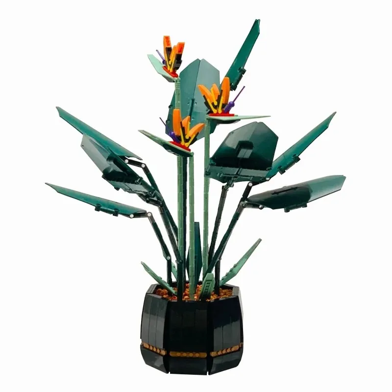 Miniso Disney 10289 Bird of Paradise Bouquet Rose Building Bloká tehly Hračky pre deti
