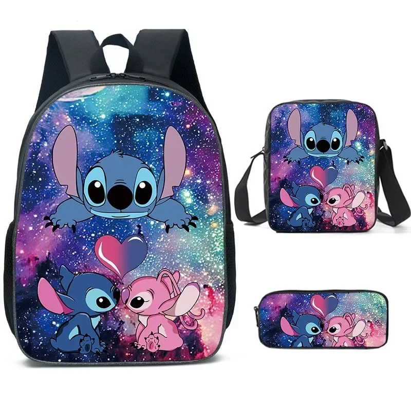 Miniso Disney Anime Cartoon Stitch Stitch Školská taška na základné a stredné školy Batoh batohu