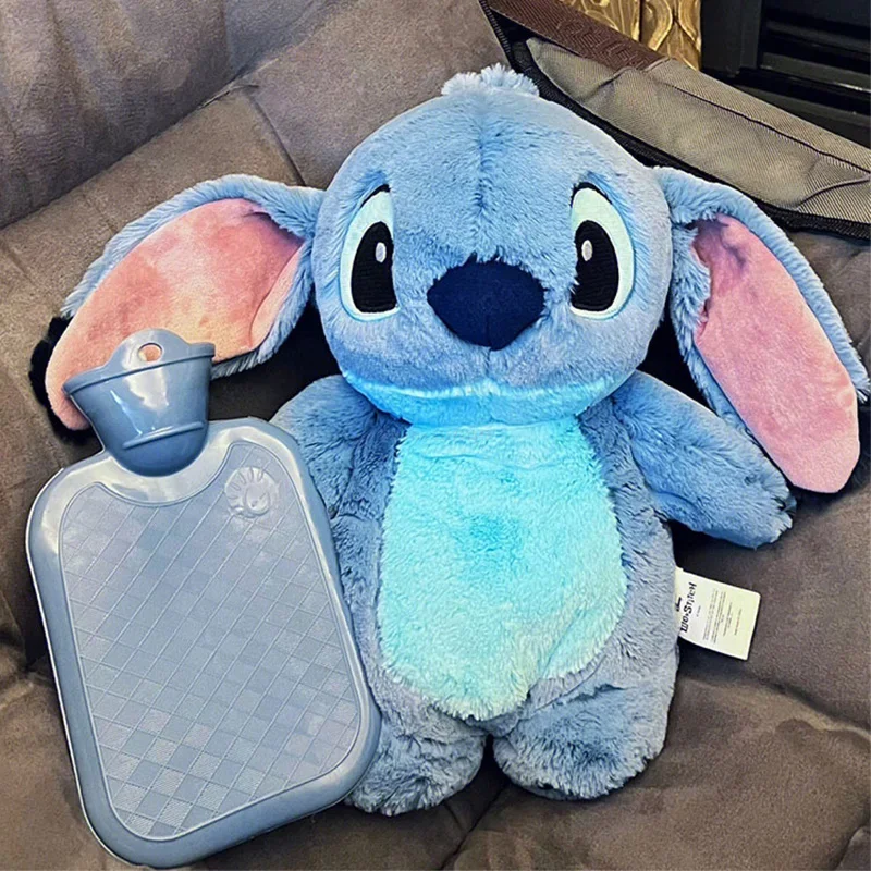 Miniso Disney Anime Hobby Stitch Zima mimoriadne veľká plyšová voda fľaša domáci voda náplň ruky teplejší darček pre priateľku