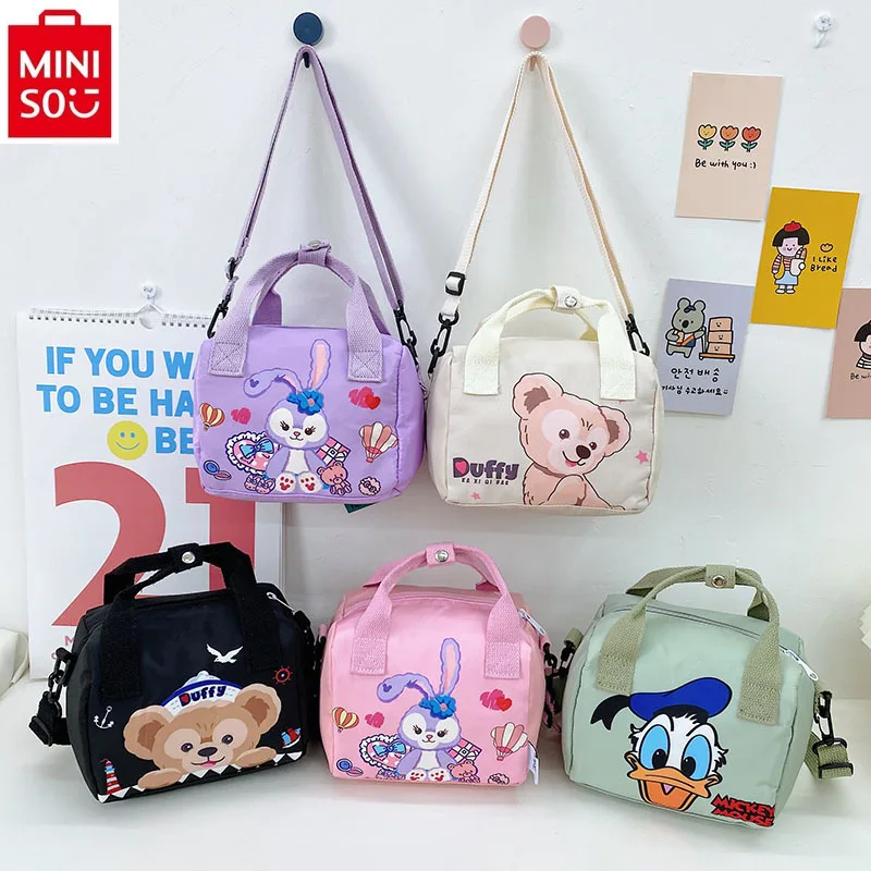 Miniso Disney Fashion nylon Donald Duck Printed nulová peňaženka Študent vysokej kvality veľkej kapacity príležitostná obalová kabelka