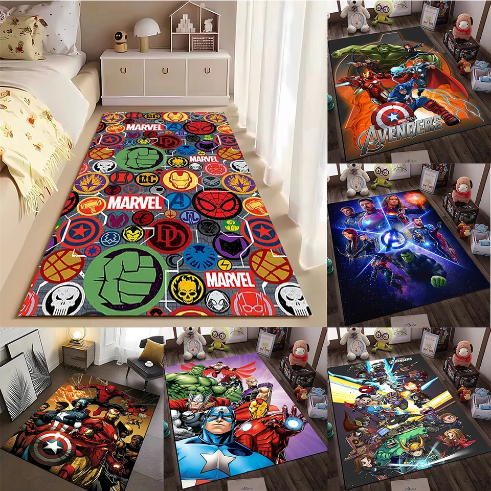 Miniso Disney Marvel Avengers koberec anti sklz pre koberec pre kuchyň