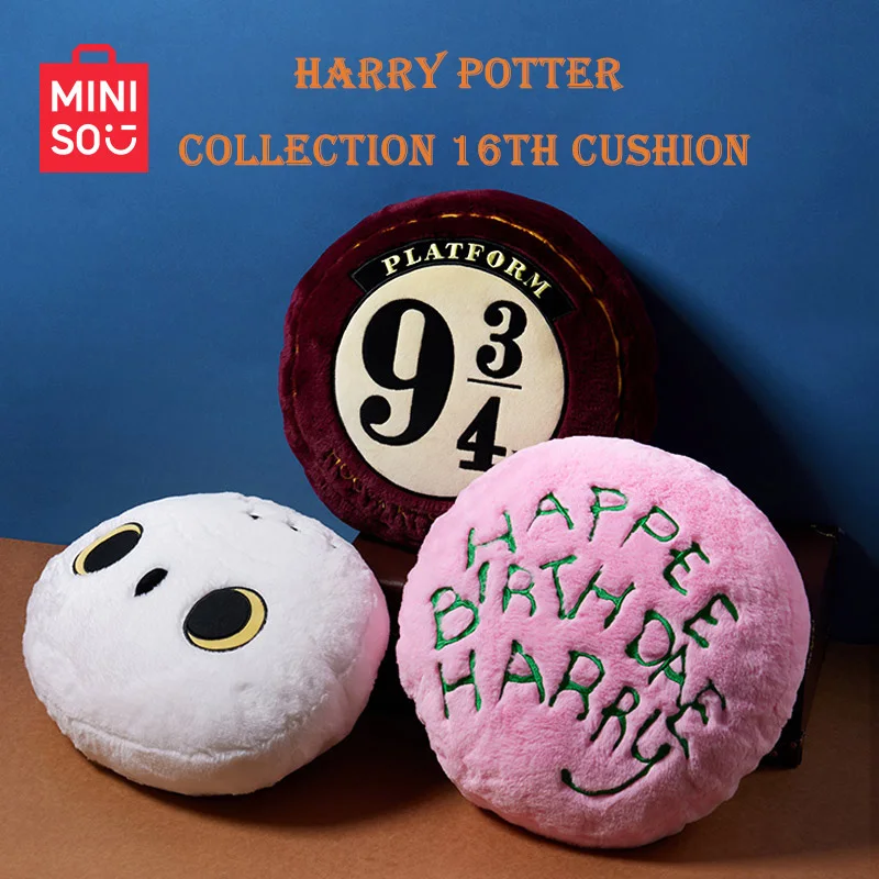Miniso Harry Potter Hagrid's Cake Hedwig vankúš 16 vankúš na roztomilý plyšový darček mäkký