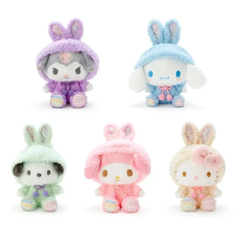 Miniso Sanrio Cartoon Kuromi Hello Kitty My Melody Cinnamoroll vankúš plyšový hračku mäkká plyšová bábika vankúš Dievčatá narodeniny darčeky