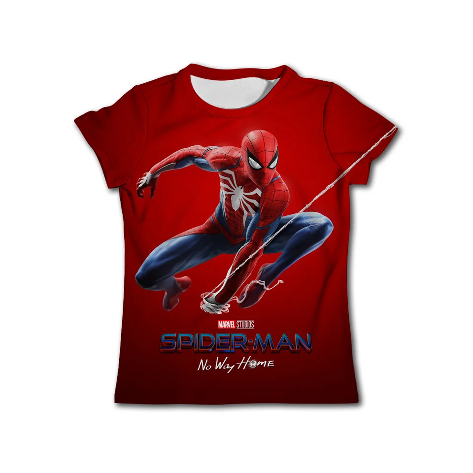 Miniso superhrdina Hulk Boys oblečenie detského tričku Spider Man Detské topené tričko Summer rýchle sušenie Krátke rukávy