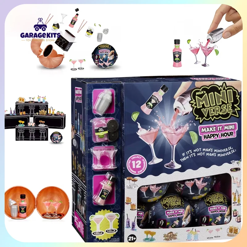 Miniverse šťastná hodina akčná figúrka Mini verš, aby z neho mal Mini Happy Hour Action Anime Lucky Figures DIY DETORÁCIA DARKET