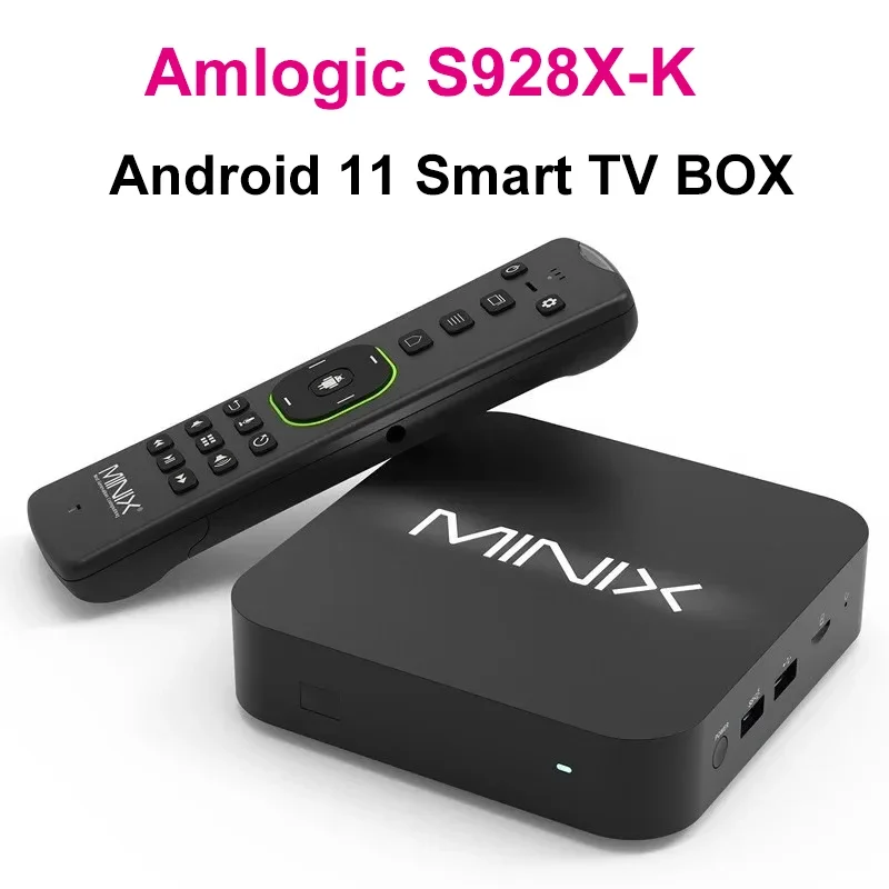 MINIX U8K-ULTRA AMLOGIC S928X-K 2.0GHZ Android 11.0 SMART TV box DDR4 8GB 128 GB WIFI6 BT5.2