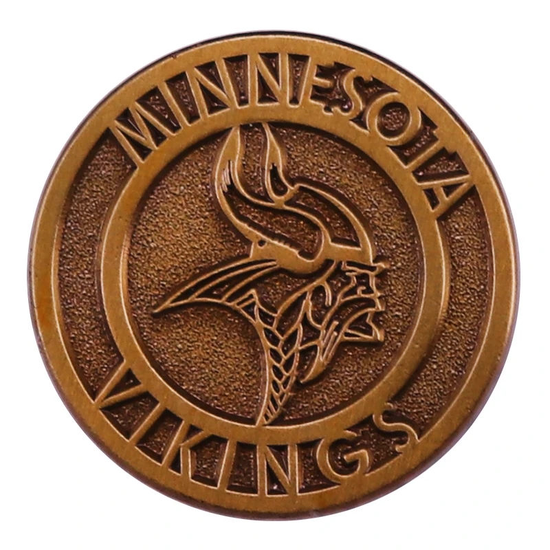 Minnesota Vikings Logo futbalové tímy Logo smalt pin vinobranie brošľový odznak batohový golier špendlíky klobúk šperky doplnky darček pre fanúšikov