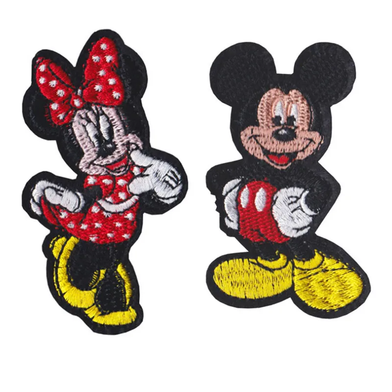 Minnie Mouse žehliace záplaty Disney Hot Mickey Prevody oblečenia náplasť karikatúra pre domácich majstrov šijací odev vrecko na zníženie nálepky darček