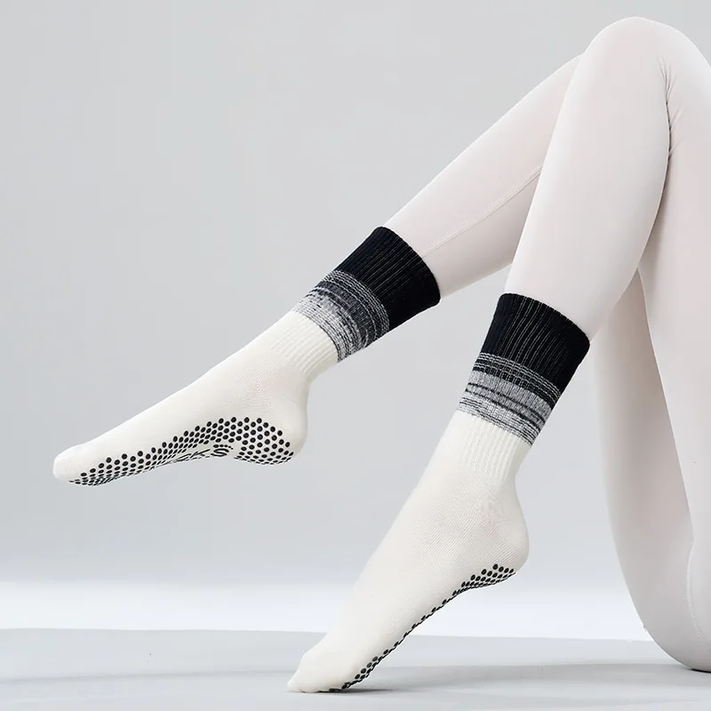 MIOSAM Custom Logo Postupné jogové ponožky priedušné športové posádky Hosiery Sports Crew Fitness Pilates