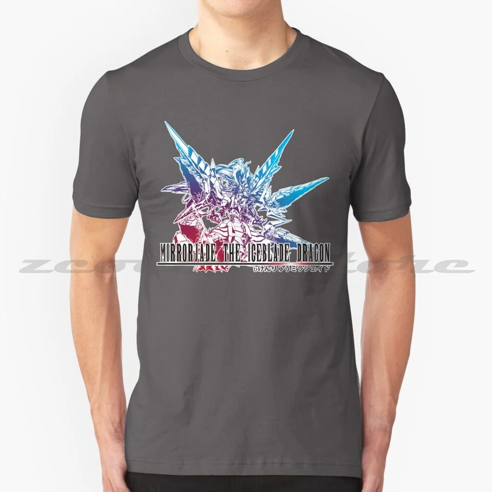 Mirrorjade The Iceblade Dragon vo Final Fantasy Style Tričko 100% bavlna Pohodlné vysoko kvalitné Yugioh Yu Gi Oh Duel Monster