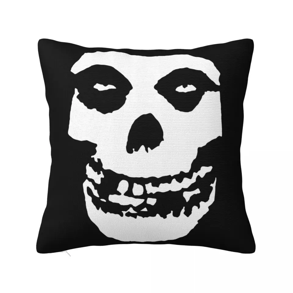 Misfits Classic Fiend Skull Oficiálny čierny pán Punk Rock Merch Unisex hip-hop západný štýl najnovší vankúš