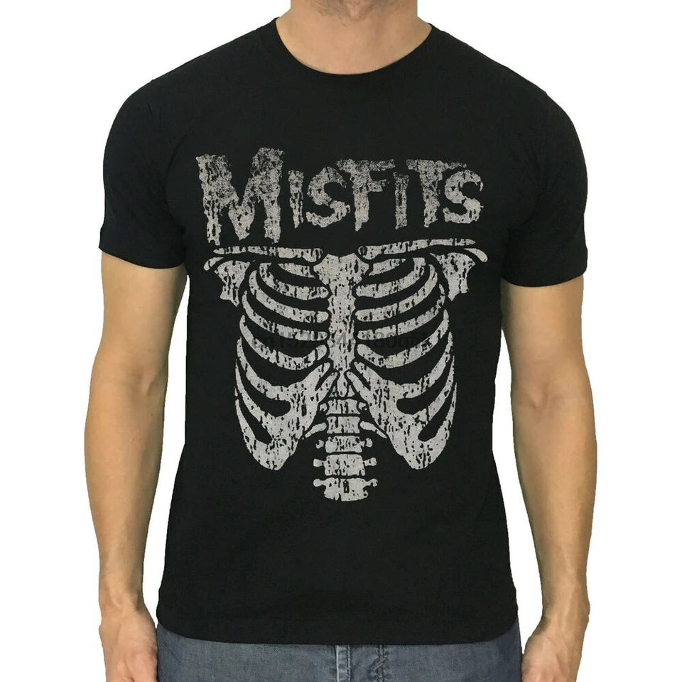 Misfits Tričko Skeleton American Horror Punk Band Glenn Danzig Veľkosť s na 5xl